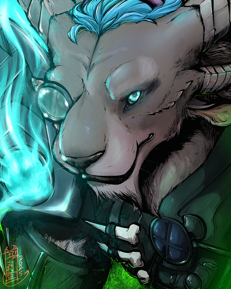 Portrait of Kayowin by Tyger Moon